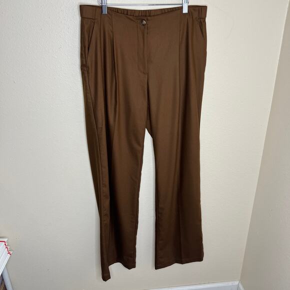 J. Jill Brown Dress Trousers 14T - Picture 1 of 9